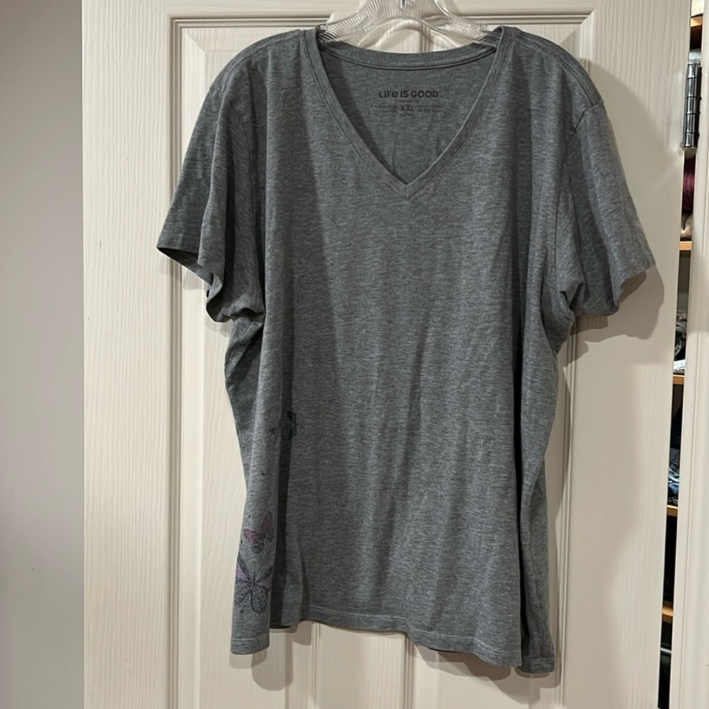Life Is Good V-neck T